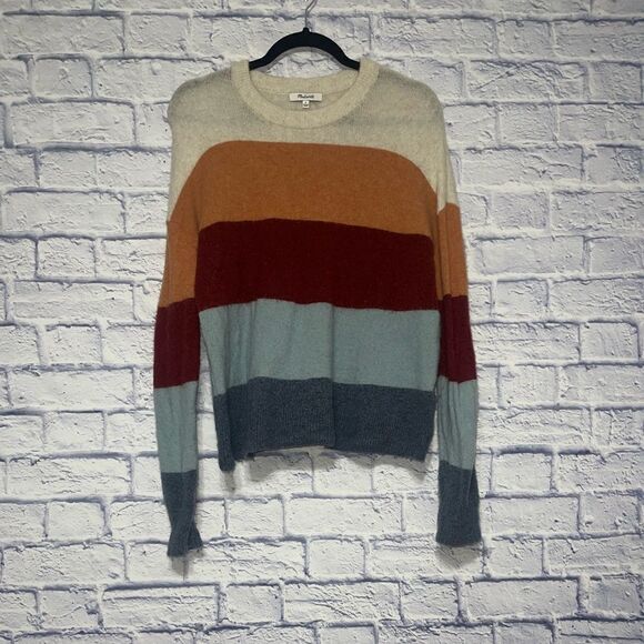 Madewell Crofton Multi Stripe Sweater - Picture 11 of 12